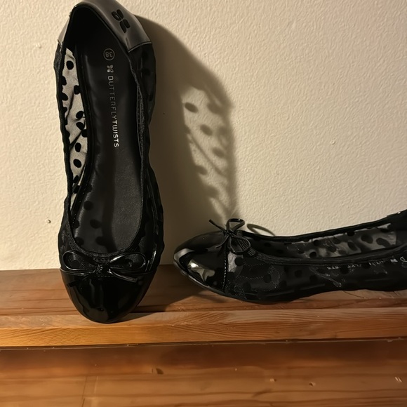 See-through flats butterfly twist patent leather - Picture 2 of 3